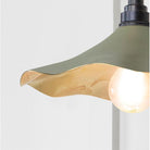 Smooth Brass Flora Wall Light in Tump | From The Anvil-Wall Lights-Yester Home