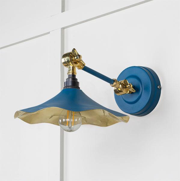 Smooth Brass Flora Wall Light in Upstream | From The Anvil-Wall Lights-Yester Home