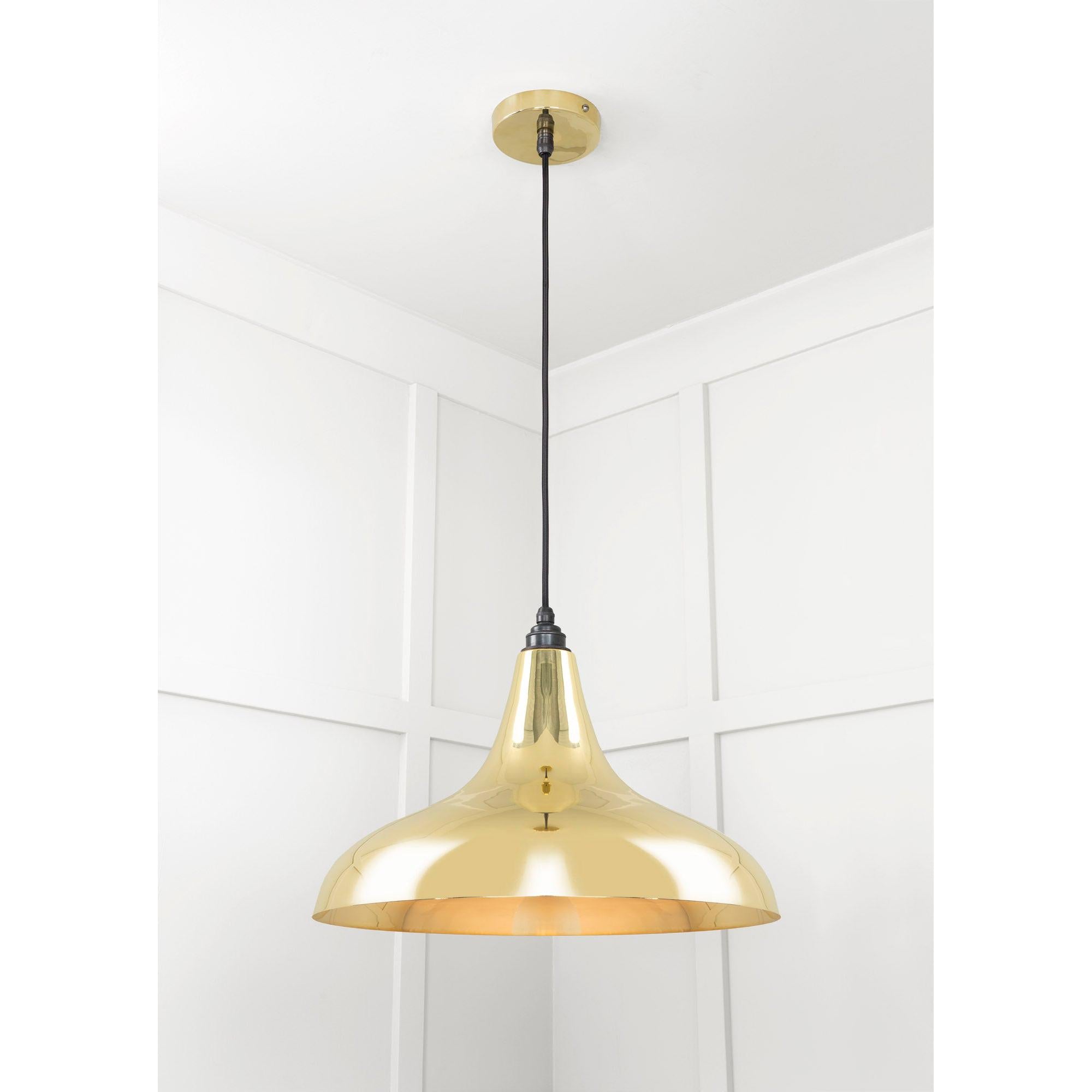 Smooth Brass Frankley Pendant | From The Anvil - Ceiling Lights - From The Anvil - Yester Home
