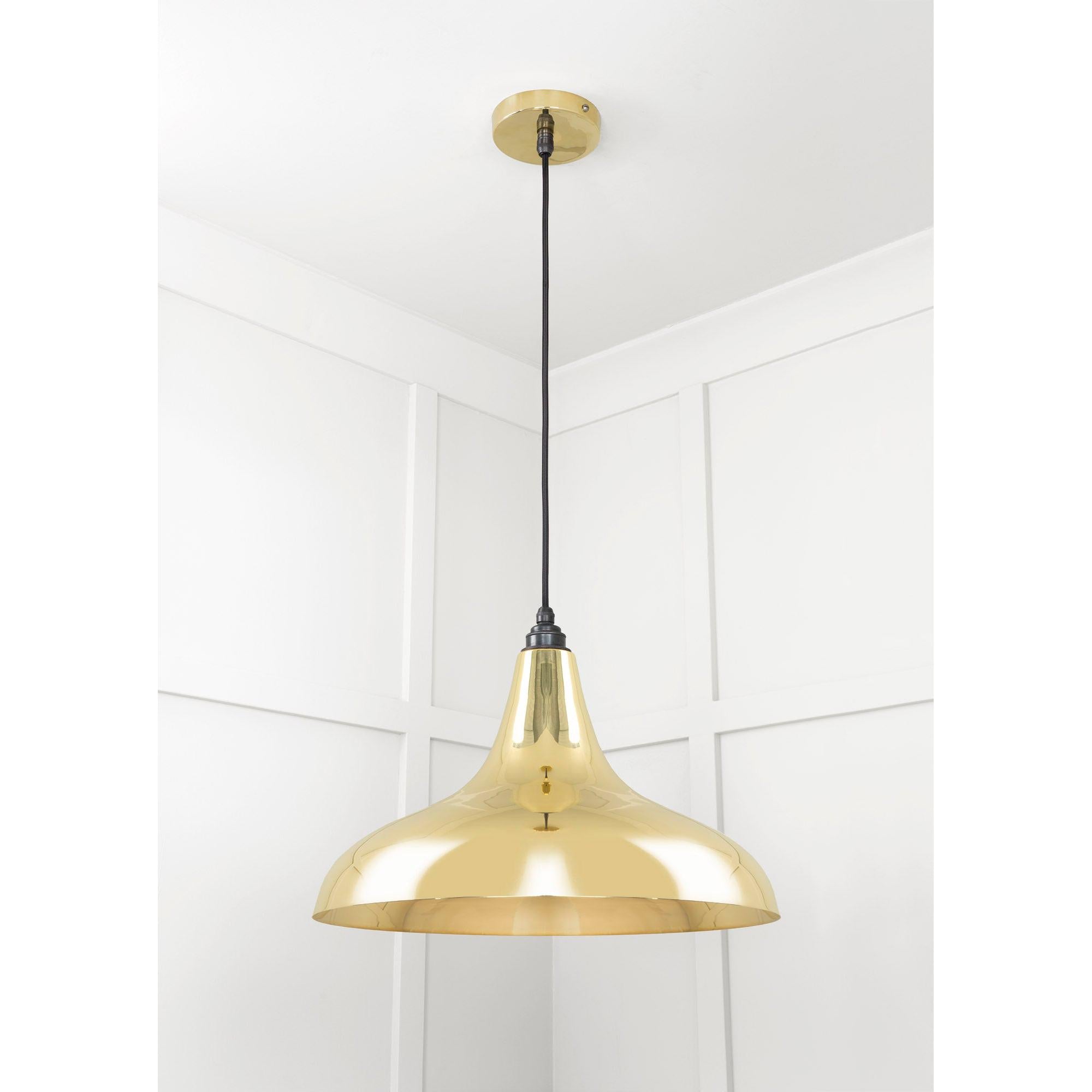 Smooth Brass Frankley Pendant | From The Anvil - Ceiling Lights - From The Anvil - Yester Home