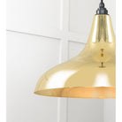 Smooth Brass Frankley Pendant | From The Anvil - Ceiling Lights - From The Anvil - Yester Home