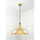 Smooth Brass Frankley Pendant | From The Anvil-Ceiling Pendants-Yester Home