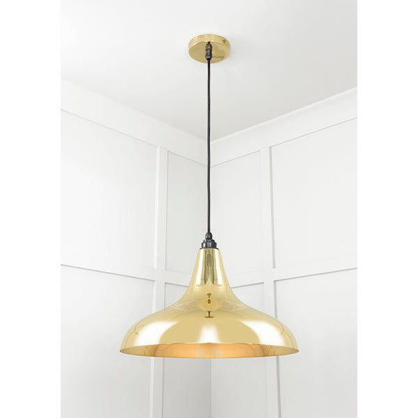 Smooth Brass Frankley Pendant | From The Anvil-Ceiling Pendants-Yester Home