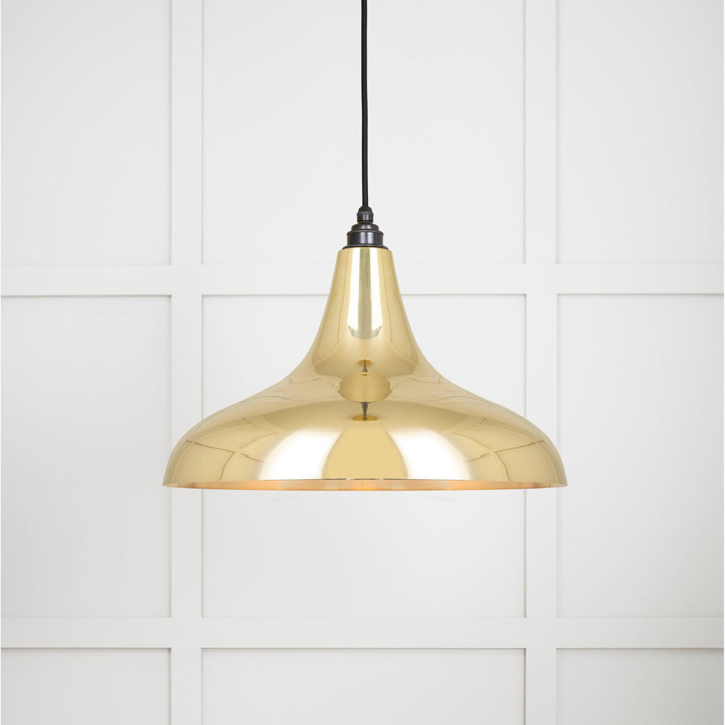 Smooth Brass Frankley Pendant | From The Anvil-Ceiling Pendants-Yester Home