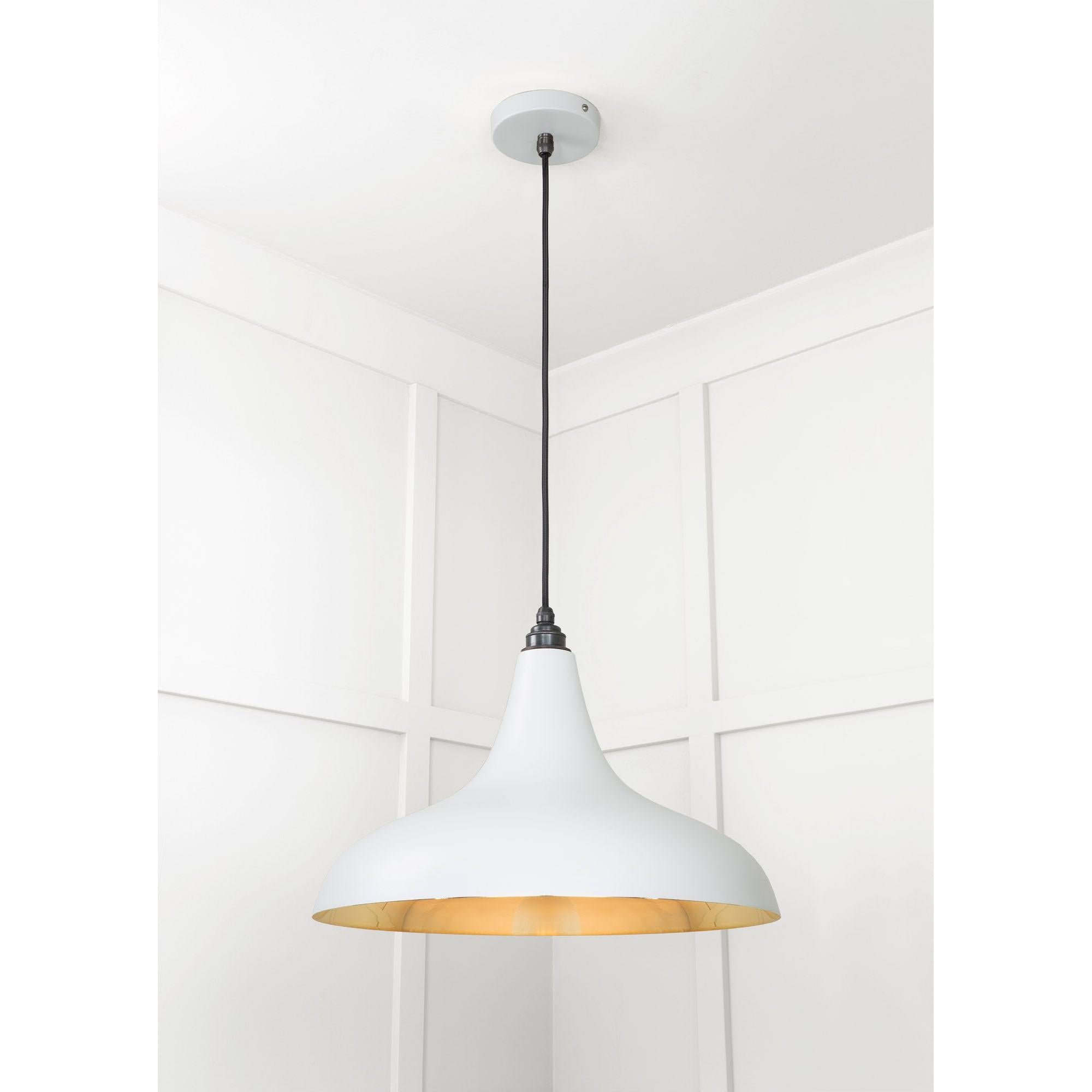 Smooth Brass Frankley Pendant in Birch | From The Anvil - Ceiling Lights - From The Anvil - Yester Home