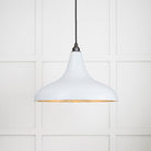 Smooth Brass Frankley Pendant in Birch | From The Anvil-Ceiling Pendants-Yester Home