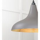 Smooth Brass Frankley Pendant in Bluff | From The Anvil - Ceiling Lights - From The Anvil - Yester Home