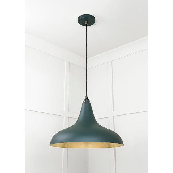 Smooth Brass Frankley Pendant in Dingle | From The Anvil-Ceiling Pendants-Yester Home