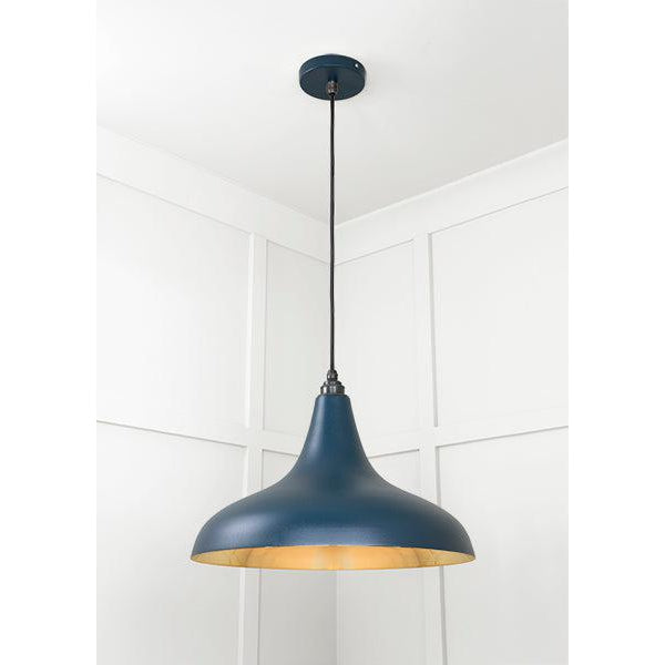 Smooth Brass Frankley Pendant in Dusk | From The Anvil-Ceiling Pendants-Yester Home