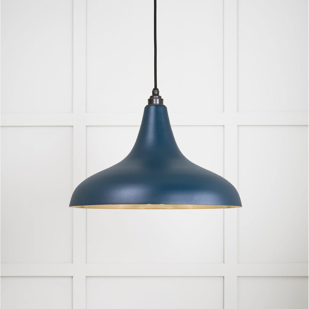 Smooth Brass Frankley Pendant in Dusk | From The Anvil