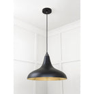 Smooth Brass Frankley Pendant in Elan Black | From The Anvil - Ceiling Lights - From The Anvil - Yester Home