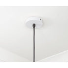 Smooth Brass Frankley Pendant in Flock | From The Anvil-Ceiling Pendants-Yester Home