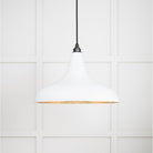 Smooth Brass Frankley Pendant in Flock | From The Anvil - Ceiling Lights - From The Anvil - Yester Home