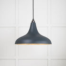 Smooth Brass Frankley Pendant in Soot | From The Anvil-Ceiling Pendants-Yester Home