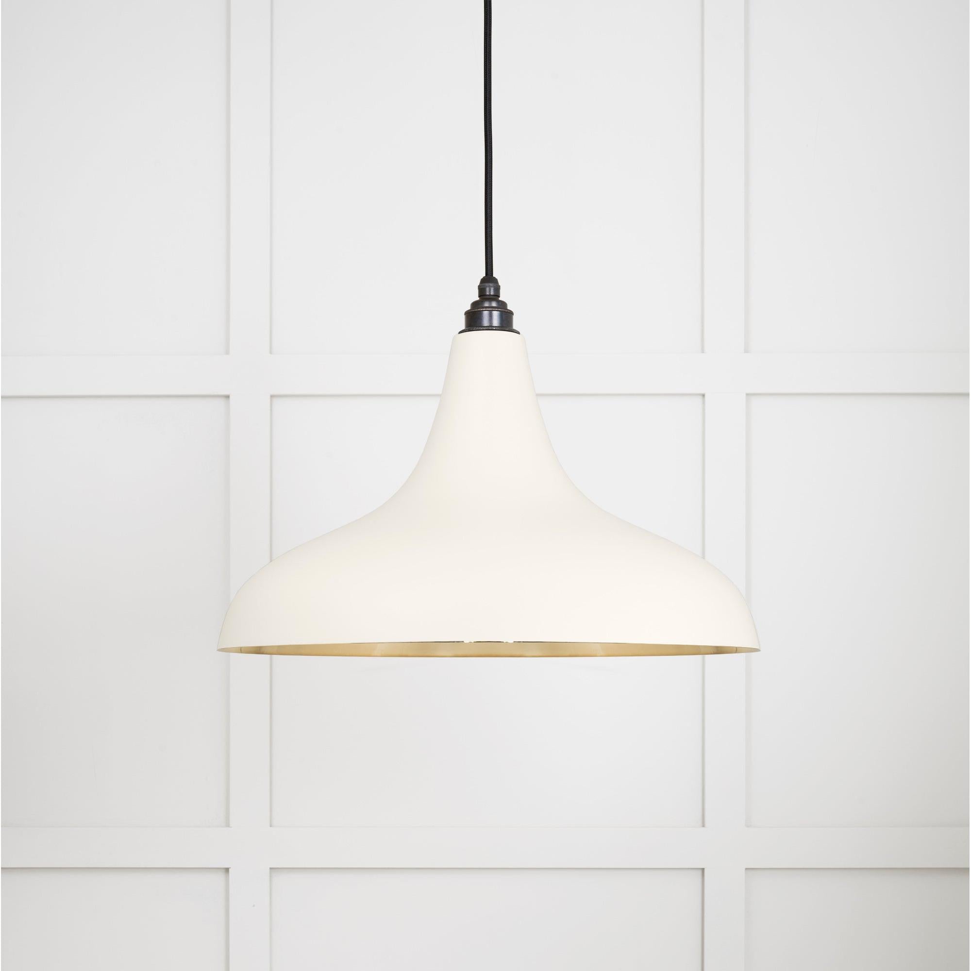 Smooth Brass Frankley Pendant in Teasel | From The Anvil - Ceiling Lights - From The Anvil - Yester Home