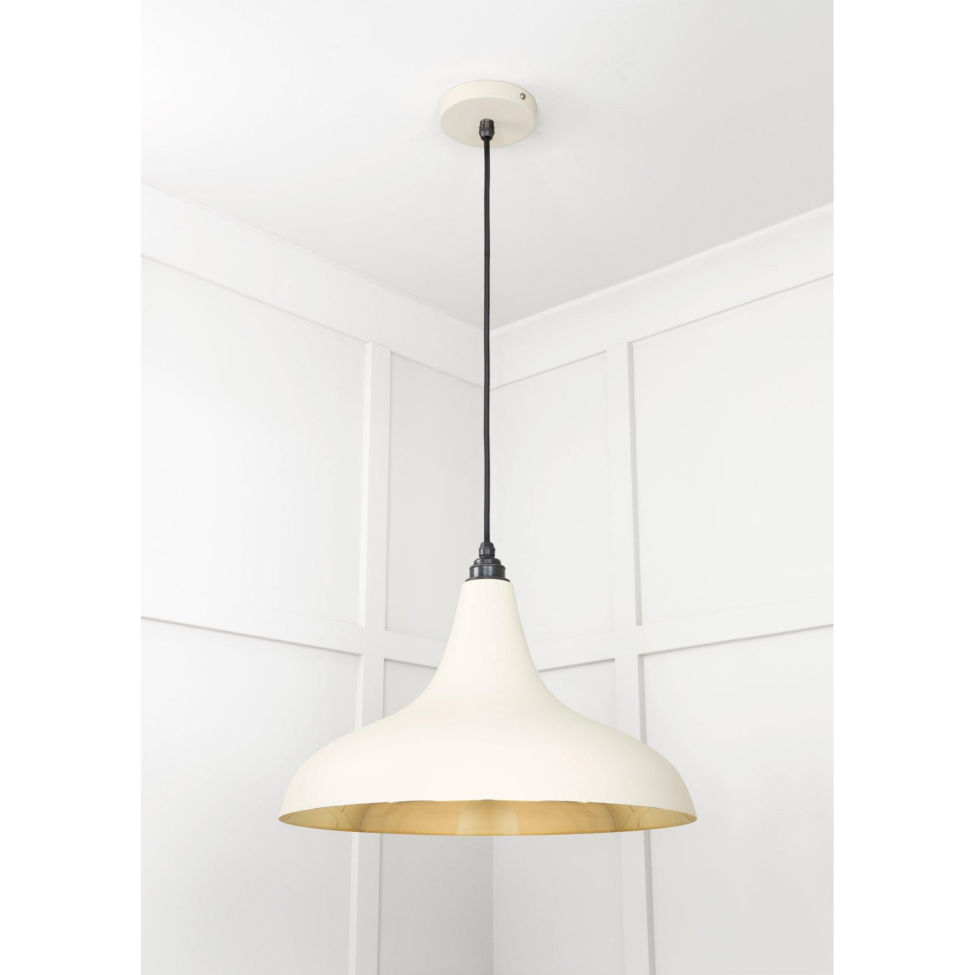 Smooth Brass Frankley Pendant in Teasel | From The Anvil - Ceiling Lights - From The Anvil - Yester Home