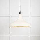 Smooth Brass Frankley Pendant in Teasel | From The Anvil-Ceiling Pendants-Yester Home