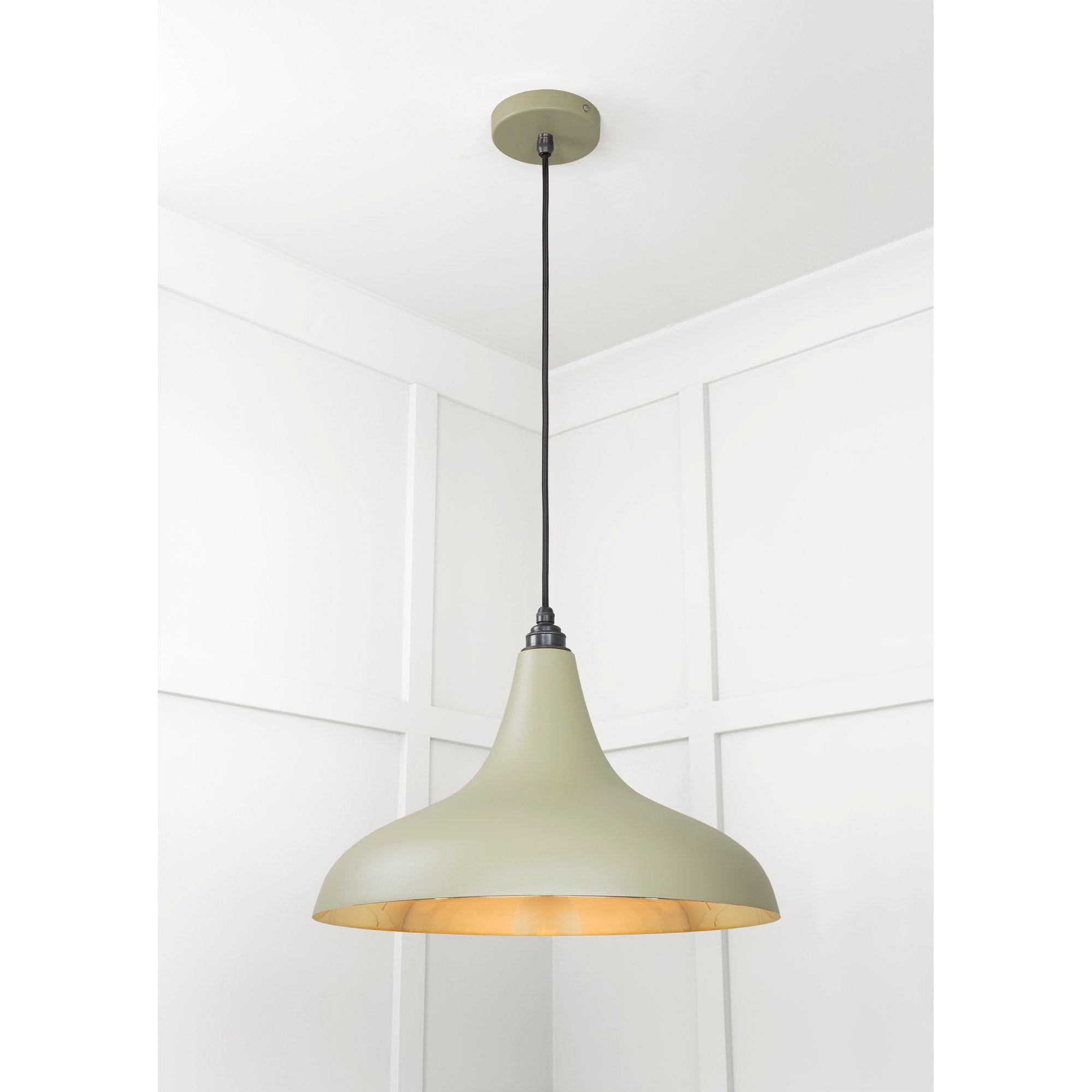 Smooth Brass Frankley Pendant in Tump | From The Anvil - Ceiling Lights - From The Anvil - Yester Home