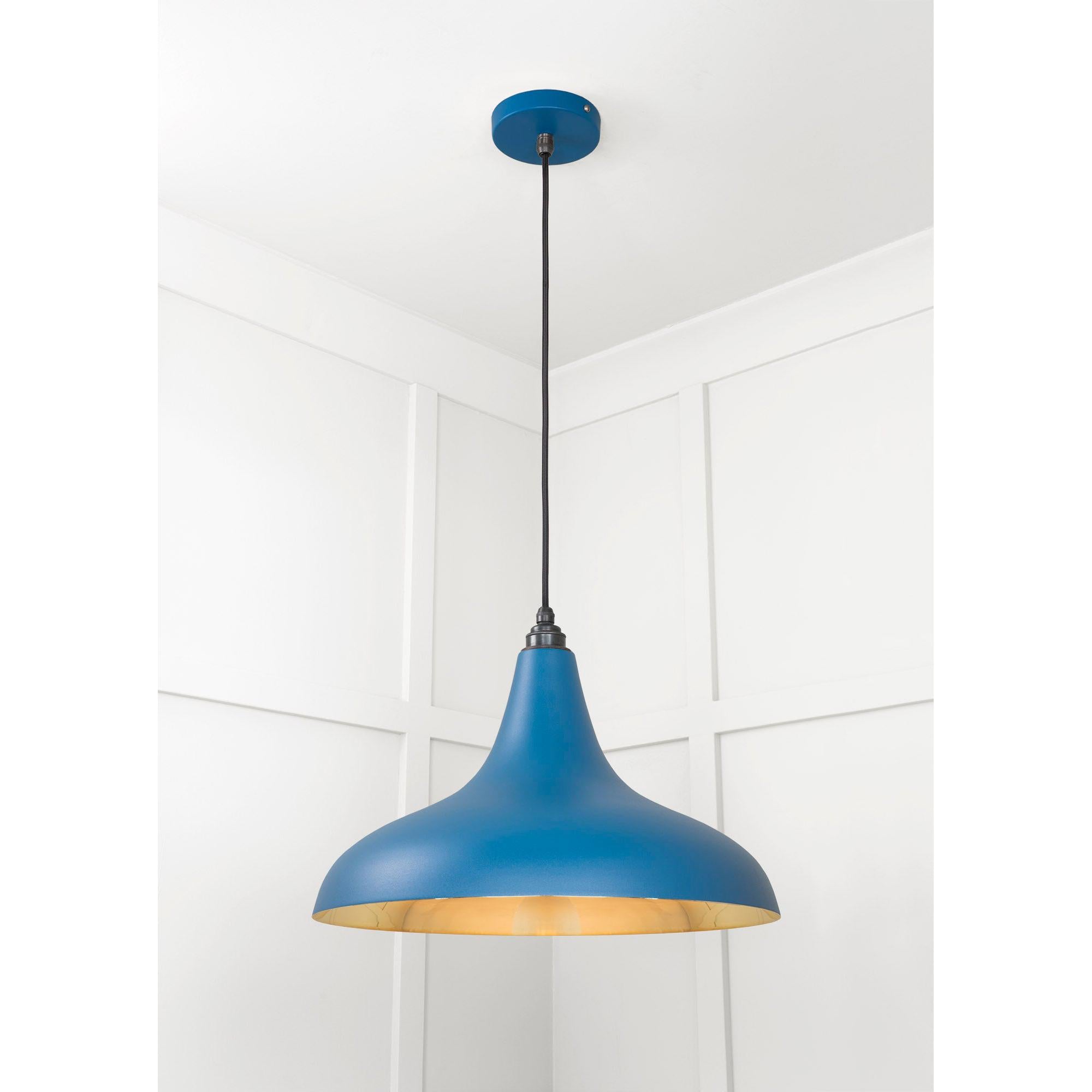 Smooth Brass Frankley Pendant in Upstream | From The Anvil - Ceiling Lights - From The Anvil - Yester Home
