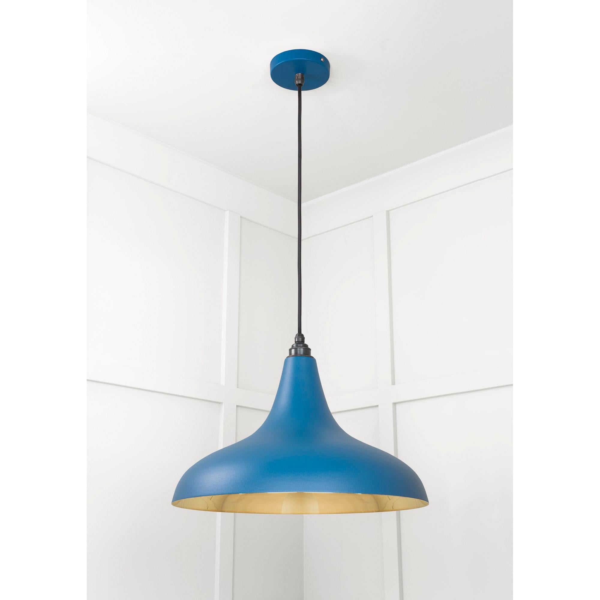 Smooth Brass Frankley Pendant in Upstream | From The Anvil - Ceiling Lights - From The Anvil - Yester Home