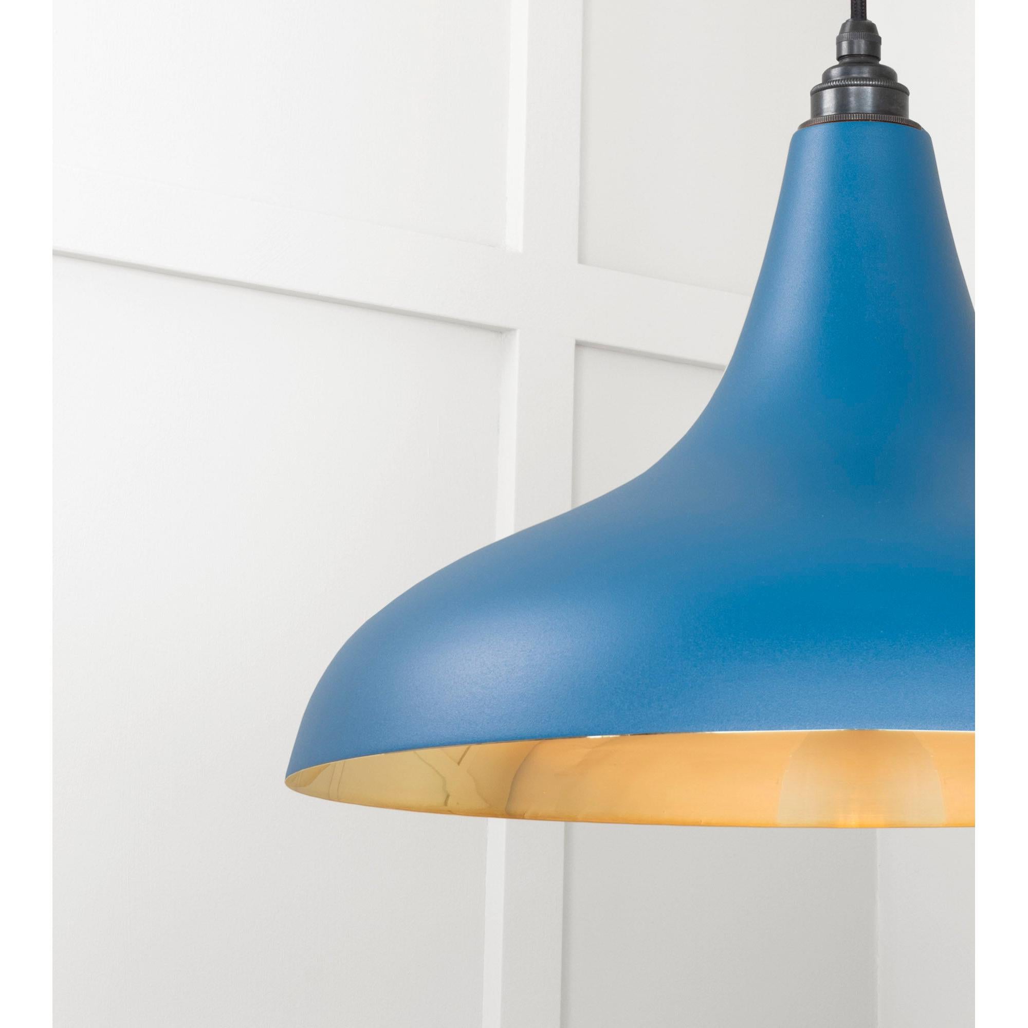 Smooth Brass Frankley Pendant in Upstream | From The Anvil - Ceiling Lights - From The Anvil - Yester Home