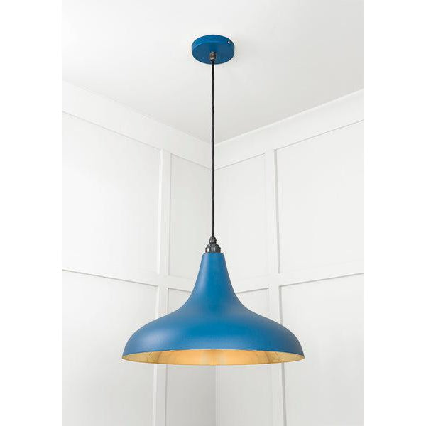 Smooth Brass Frankley Pendant in Upstream | From The Anvil-Ceiling Pendants-Yester Home