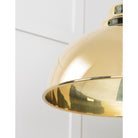 Smooth Brass Harborne Pendant | From The Anvil - Harborne - From The Anvil - Yester Home
