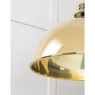 Smooth Brass Harborne Pendant | From The Anvil-Harborne-Yester Home