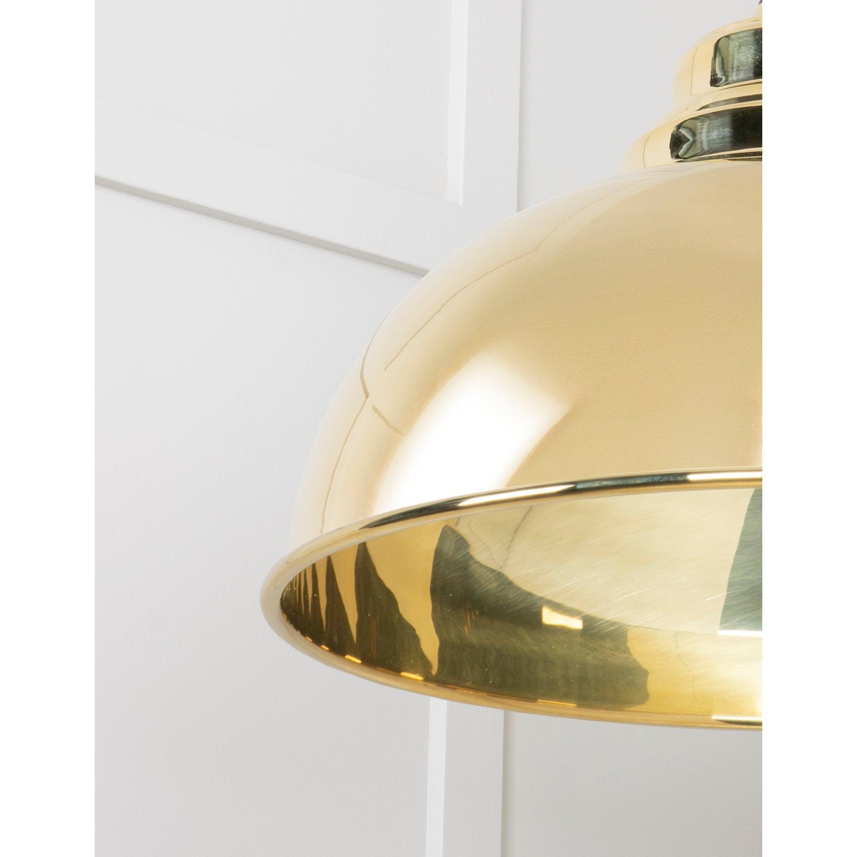 Smooth Brass Harborne Pendant | From The Anvil-Harborne-Yester Home