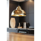 Smooth Brass Harborne Pendant | From The Anvil-Harborne-Yester Home