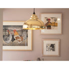 Smooth Brass Harborne Pendant | From The Anvil-Harborne-Yester Home