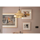 Smooth Brass Harborne Pendant | From The Anvil-Harborne-Yester Home