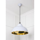 Smooth Brass Harborne Pendant in Birch | From The Anvil - Harborne - From The Anvil - Yester Home