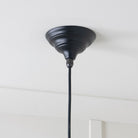Smooth Brass Harborne Pendant in Elan Black | From The Anvil-Harborne-Yester Home
