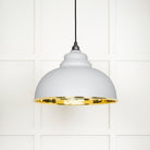 Smooth Brass Harborne Pendant in Flock | From The Anvil - Harborne - From The Anvil - Yester Home