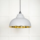 Smooth Brass Harborne Pendant in Flock | From The Anvil - Harborne - From The Anvil - Yester Home