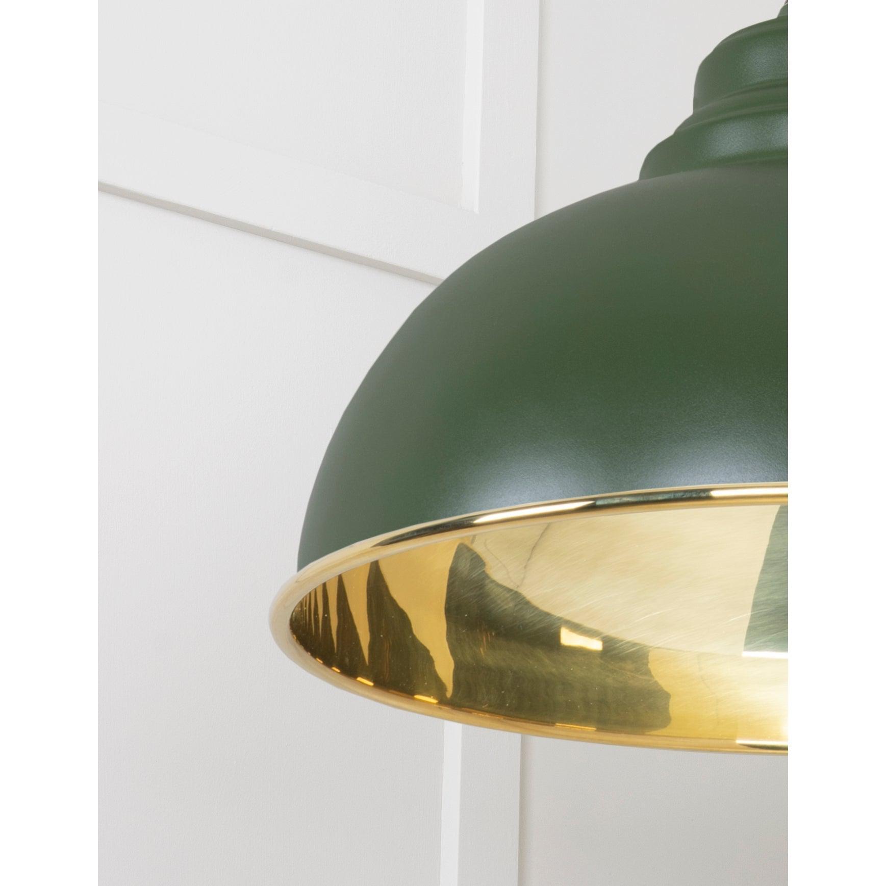 Smooth Brass Harborne Pendant in Heath | From The Anvil-Harborne-Yester Home