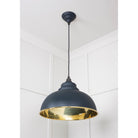 Smooth Brass Harborne Pendant in Soot | From The Anvil - Harborne - From The Anvil - Yester Home