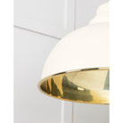 Smooth Brass Harborne Pendant in Teasel | From The Anvil-Harborne-Yester Home
