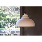 Smooth Brass Harborne Pendant in Teasel | From The Anvil-Harborne-Yester Home
