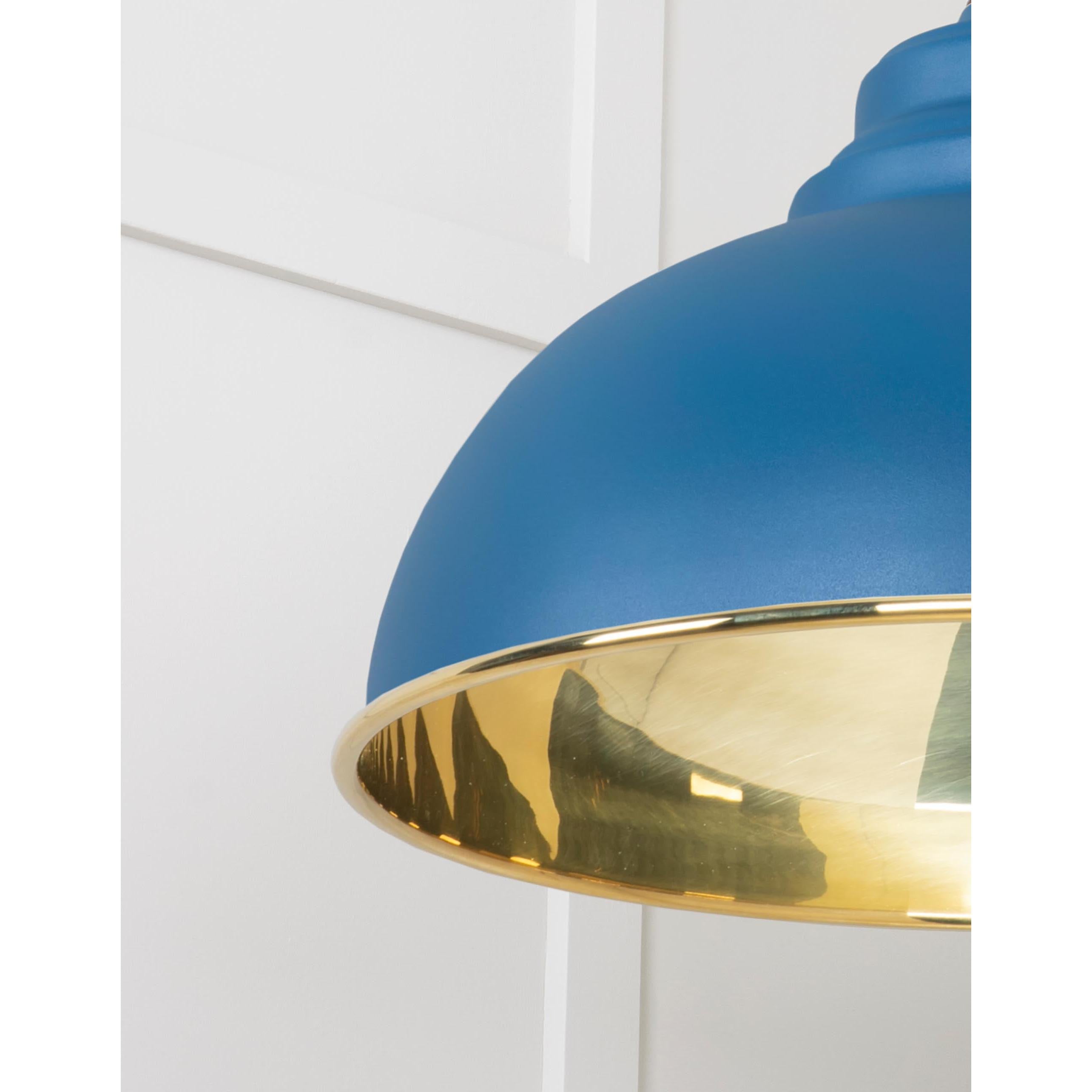 Smooth Brass Harborne Pendant in Upstream | From The Anvil - Harborne - From The Anvil - Yester Home