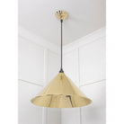 Smooth Brass Hockley Pendant | From The Anvil-Hockley-Yester Home