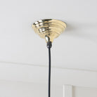 Smooth Brass Hockley Pendant | From The Anvil-Hockley-Yester Home