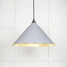Smooth Brass Hockley Pendant in Birch | From The Anvil - Hockley - From The Anvil - Yester Home