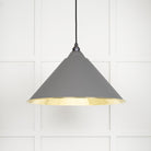 Smooth Brass Hockley Pendant in Bluff | From The Anvil - Hockley - From The Anvil - Yester Home