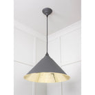 Smooth Brass Hockley Pendant in Bluff | From The Anvil - Hockley - From The Anvil - Yester Home