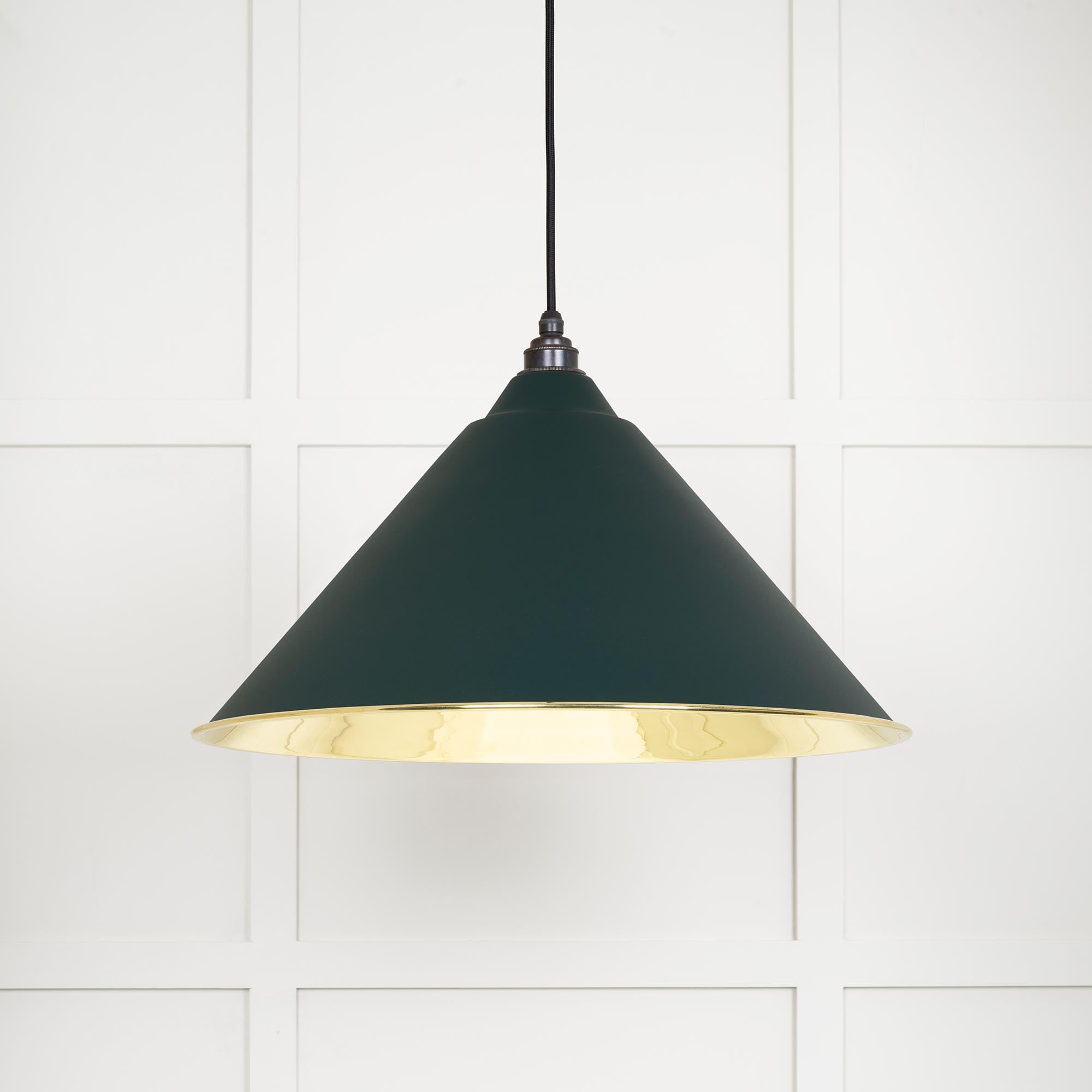 Smooth Brass Hockley Pendant in Dingle | From The Anvil - Hockley - From The Anvil - Yester Home