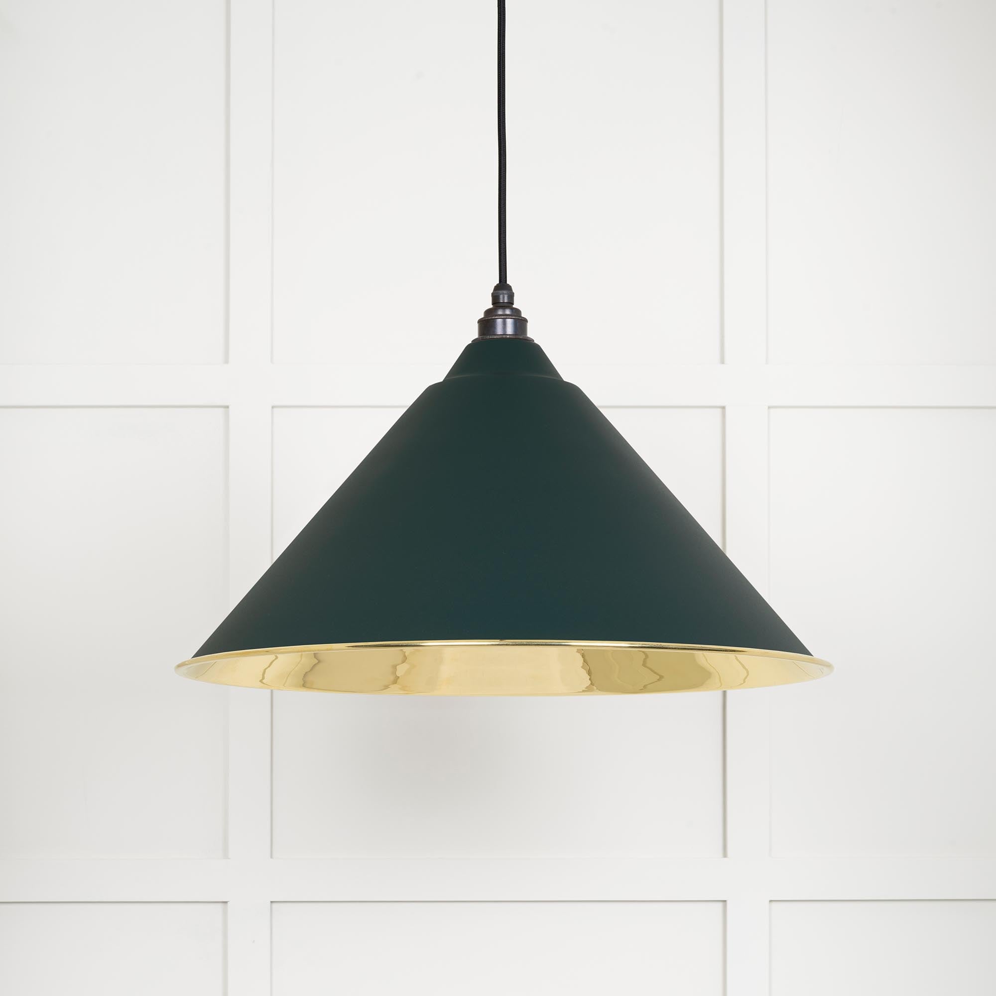 Smooth Brass Hockley Pendant in Dingle | From The Anvil - Hockley - From The Anvil - Yester Home