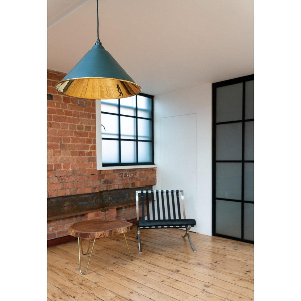 Smooth Brass Hockley Pendant in Dingle | From The Anvil-Hockley-Yester Home