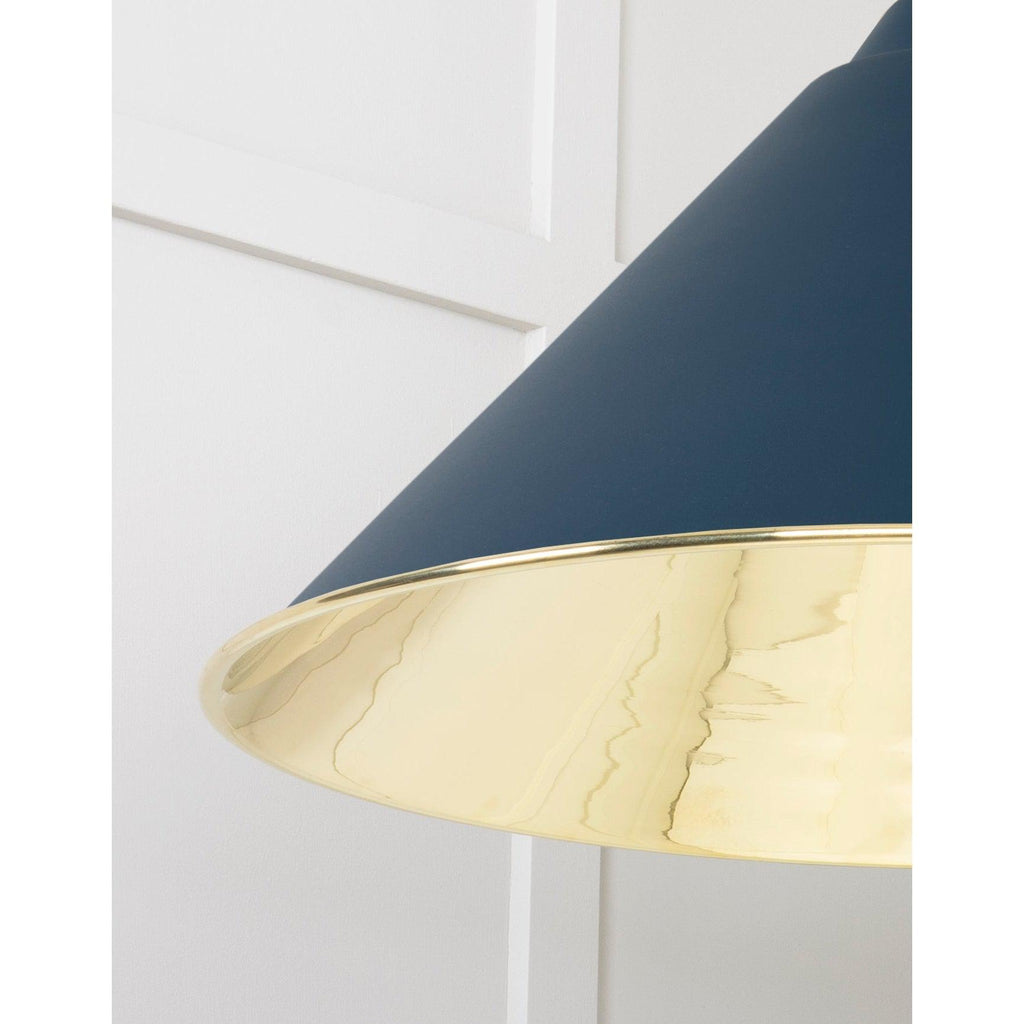 Smooth Brass Hockley Pendant in Dusk | From The Anvil-Hockley-Yester Home